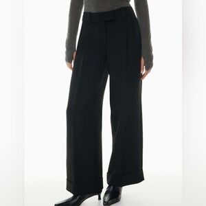 Wilfred Black Wide-Leg Women's Pants